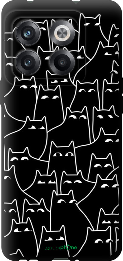 TPU чехол С изображением кошек для OnePlus 10T - 6470b-2647 изображение 