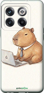 Силиконовый чехол Funny Capybara CEO Working для OnePlus 10T - 6777u-2647 изображение 