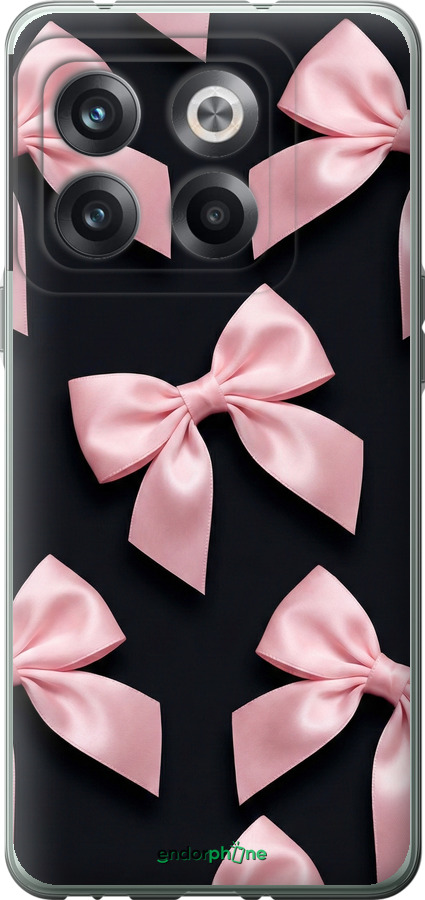 Силиконовый чехол Coquette Ribbons Dark Coquette для OnePlus 10T - 6767u-2647 изображение 