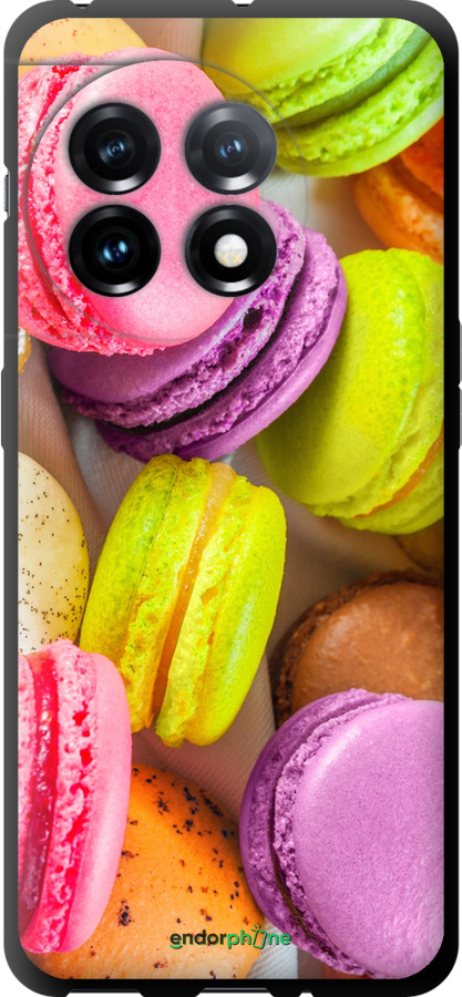 

Coque du TPU noir "Macarons" pour OnePlus 11, Jaune