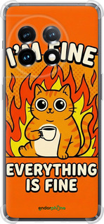 Силикон с усиленными углами чехол Funny Cat для OnePlus 11 - 6786sp-2940 изображение 