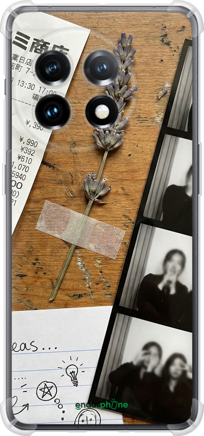 Силикон с усиленными углами чехол Aesthetic Scrapbook Collage для OnePlus 11 - 6773sp-2940 изображение 