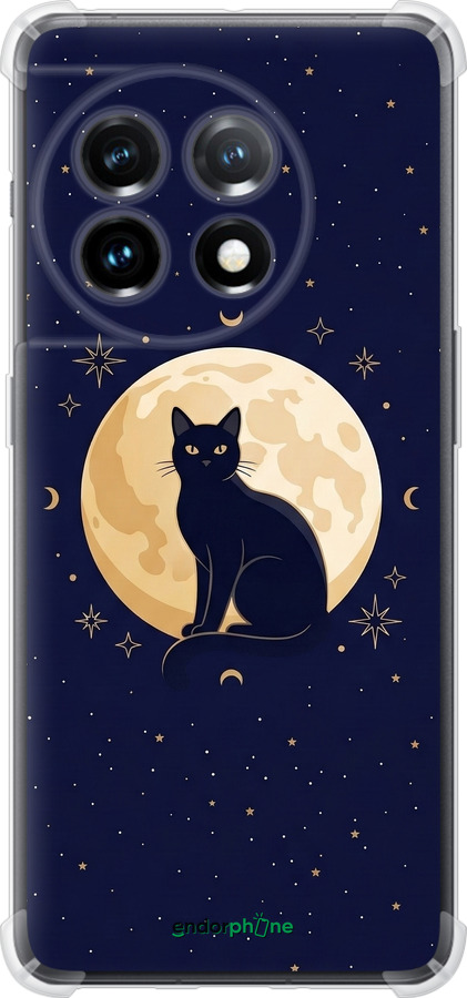Силикон с усиленными углами чехол Cute Cat Celestial/Witchy для OnePlus 11 - 6787sp-2940 изображение 