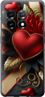 Силіконовий чехол Сердечки v2 для OnePlus 11 - 5832u-2940 изображение 