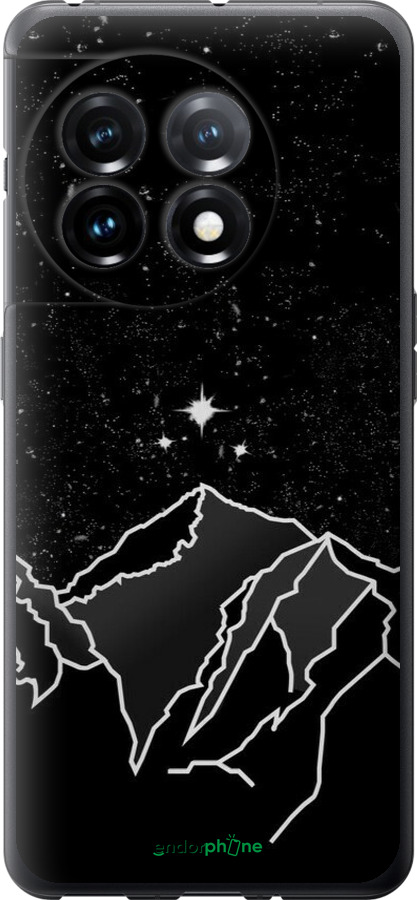 Силіконовий чехол Мінімалістичний гірський краєвид для OnePlus 11 - 6438u-2940 изображение 