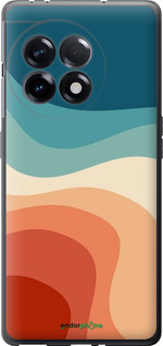 Силиконовый чехол В стиле ретро с волнами для OnePlus 11R - 6531u-2939 изображение 