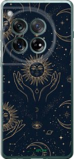 Силіконовий чехол Celestial Harmony: Sun & Moon Gold Mystic Pattern для OnePlus 12 5G - 6778u-3615 изображение 