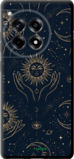 TPU чехол Celestial Harmony: Sun & Moon Gold Mystic Pattern для OnePlus 12R - 6778b-3658 изображение 
