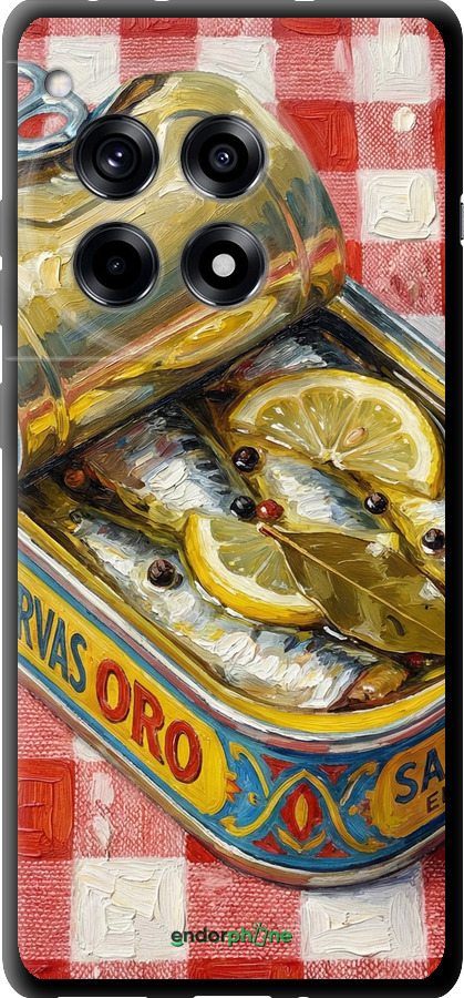 TPU чехол Vintage Sardine Tin Phone для OnePlus 12R - 6772b-3658 изображение 