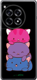 Силіконовий чехол Милі котятка для OnePlus Ace 3 5G - 6518u-3786 изображение 
