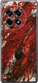 Силиконовый чехол Абстрактная композиция в красных тонах для OnePlus 12R - 6541u-3658 изображение 
