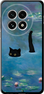 TPU чехол С изображением кота и водяной лилии Monet для OnePlus 13 5G - 6519b-3875 изображение 