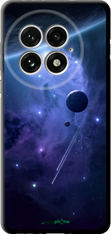 TPU чехол Планеты в синем космосе для OnePlus 13 5G - 171b-3875 изображение 