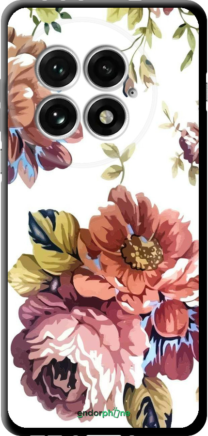 TPU чехол Vintage flowers для OnePlus 13 5G - 4333b-3875 изображение 