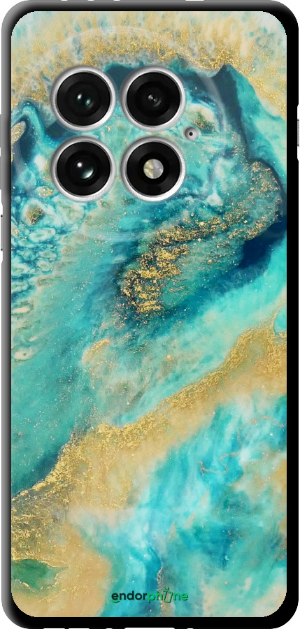 TPU чехол Green marble для OnePlus 13 5G - 4365b-3875 изображение 