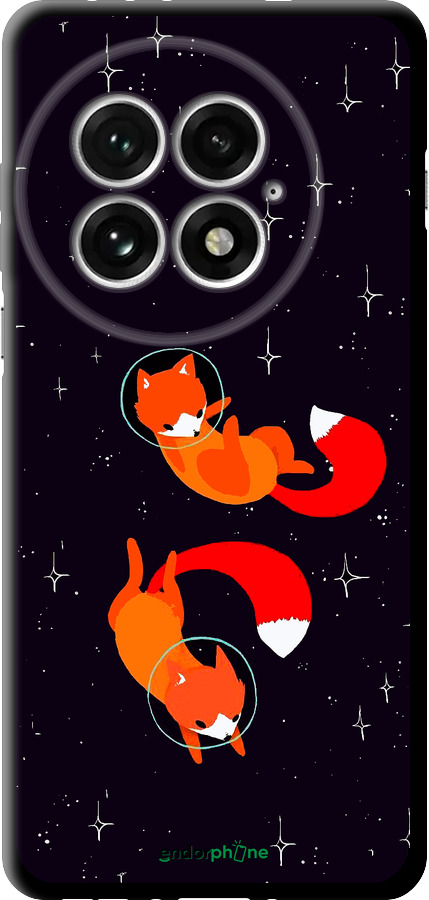 TPU чехол Лисички в космосі для OnePlus 13 5G - 4519b-3875 изображение 