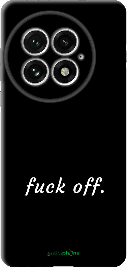 TPU чехол Fuck off для OnePlus 13 5G - 4731b-3875 изображение 