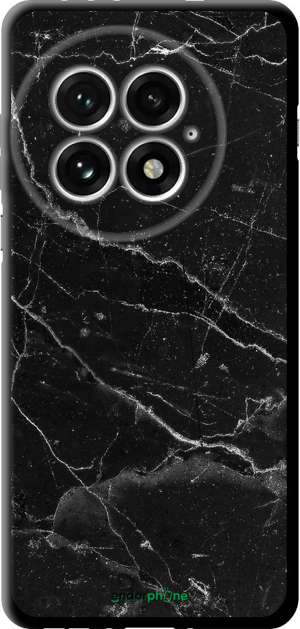 TPU чехол Чорний мармур v2 для OnePlus 13 5G - 5568b-3875 изображение 