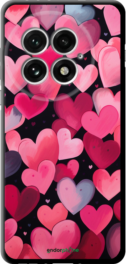 TPU чехол Сердечки 4 для OnePlus 13 5G - 5662b-3875 изображение 