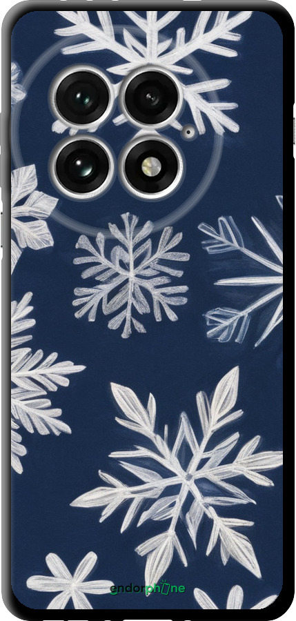 TPU чехол Снежинки для OnePlus 13 5G - 5821b-3875 изображение 