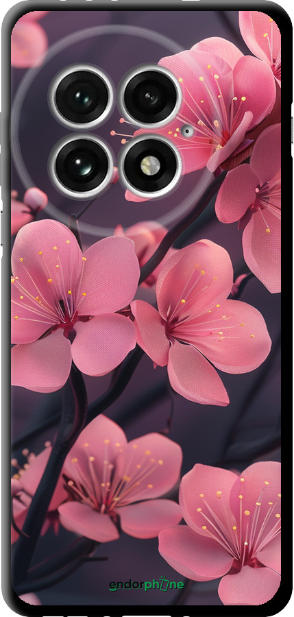 TPU чехол Пурпурная сакура для OnePlus 13 5G - 6075b-3875 изображение 