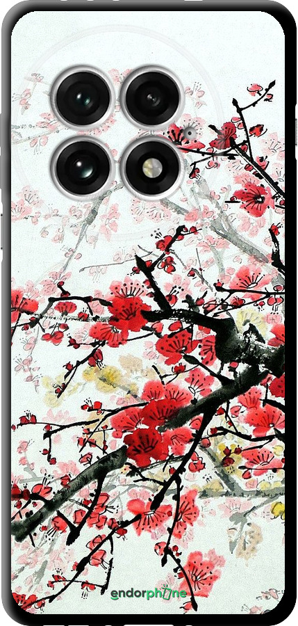 TPU чехол Цветущий куст для OnePlus 13 5G - 831b-3875 изображение 