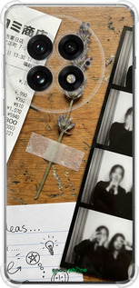 Силикон с усиленными углами чехол Aesthetic Scrapbook Collage для OnePlus 13 5G - 6773sp-3875 изображение 