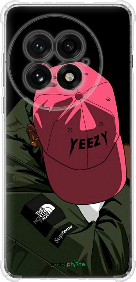 Силіконовий протиударний с посиленими кутами чехол logo de yeezy для OnePlus 13 5G - 3995sp-3875 изображение 