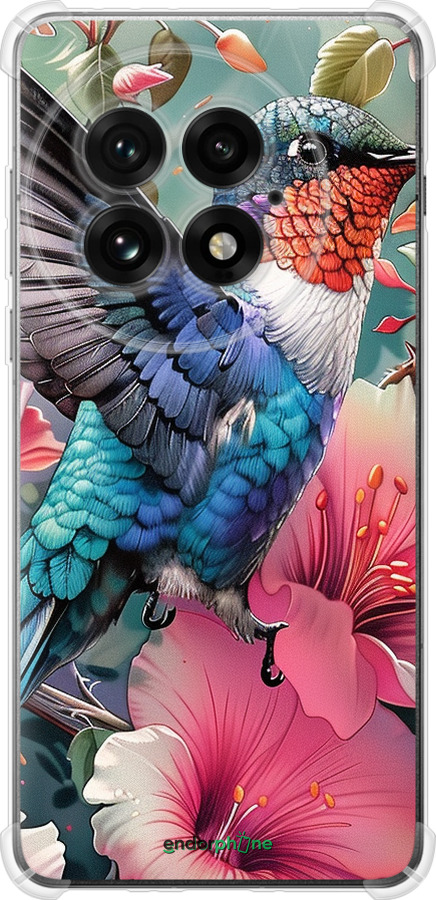 Силикон с усиленными углами чехол Сказочная колибри для OnePlus 13 5G - 6051sp-3875 изображение 