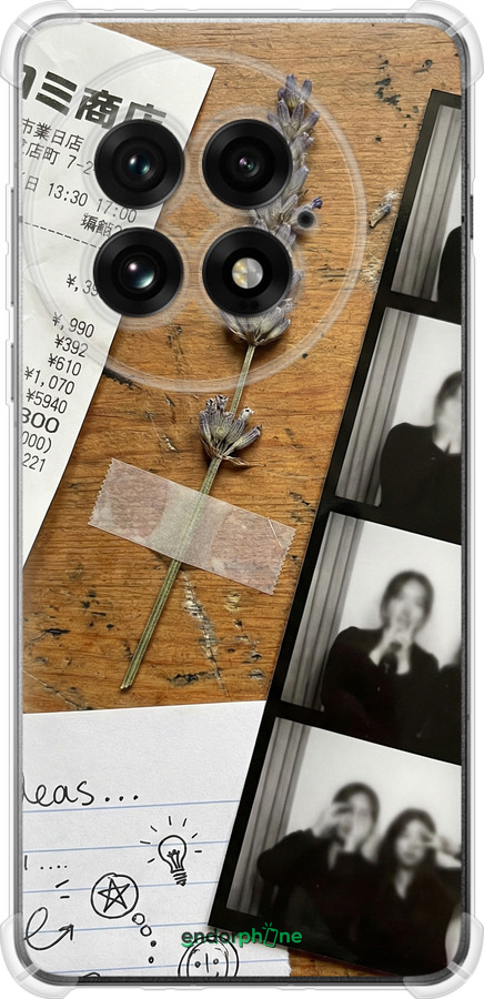 Силикон с усиленными углами чехол Aesthetic Scrapbook Collage для OnePlus 13 5G - 6773sp-3875 изображение 