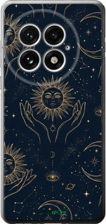 Силиконовый чехол Celestial Harmony: Sun & Moon Gold Mystic Pattern для OnePlus 13 5G - 6778u-3875 изображение 