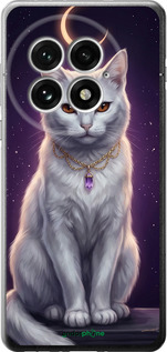 Силиконовый чехол Mystic White Cat Gothic Dark Purple Gold для OnePlus 13 5G - 6805u-3875 изображение 