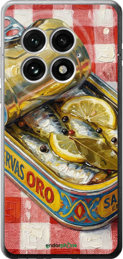 Силиконовый чехол Vintage Sardine Tin Phone для OnePlus 13 5G - 6772u-3875 изображение 