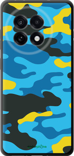 TPU чехол Желто-голубой камуфляж для OnePlus Ace 5 Pro - 1084b-3934 изображение 