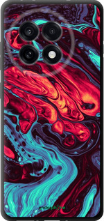 TPU чехол Синяя красная абстакция для OnePlus 13R 5G - 5339b-3922 изображение 