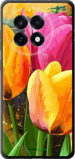 TPU чехол Нарисованные тюльпаны для OnePlus 13R 5G - 5990b-3922 изображение 