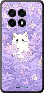TPU чехол Котик в цветах для OnePlus Ace 5 Pro - 6390b-3934 изображение 