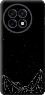 TPU чехол Черно белые абстрактные горы для OnePlus 13R 5G - 6437b-3922 изображение 