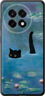 TPU чехол Із зображенням кота та водяної лілії Monet для OnePlus 13R 5G - 6519b-3922 изображение 
