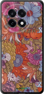 TPU чехол Абстрактні  квіти для OnePlus Ace 5 - 6526b-4087 изображение 