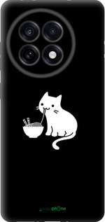 TPU чехол С милым котом на черном фоне для OnePlus 13R 5G - 6528b-3922 изображение 