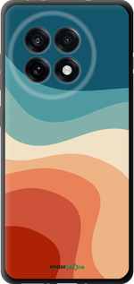 TPU чехол В стиле ретро с волнами для OnePlus 13R 5G - 6531b-3922 изображение 