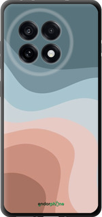 TPU чехол З синіми та рожевими хвилями в стилі ретро для OnePlus 13R 5G - 6532b-3922 изображение 