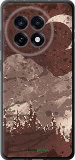 TPU чехол С изображением лунного пейзажа в ночном лесу для OnePlus 13R 5G - 6546b-3922 изображение 