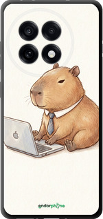TPU чехол Funny Capybara CEO Working для OnePlus 13R 5G - 6777b-3922 изображение 