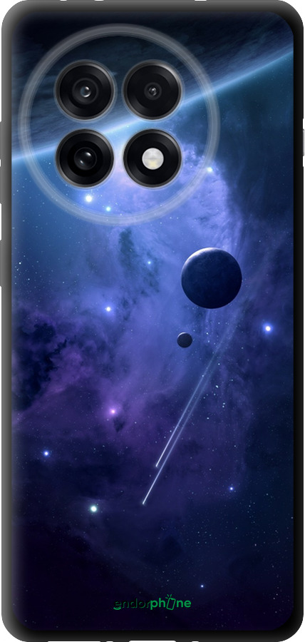 TPU чехол Планеты в синем космосе для OnePlus 13R 5G - 171b-3922 изображение 