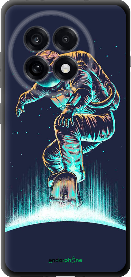 TPU чехол Космонавт на скейтборде для OnePlus 13R 5G - 4145b-3922 изображение 
