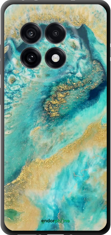 TPU чехол Green marble для OnePlus 13R 5G - 4365b-3922 изображение 