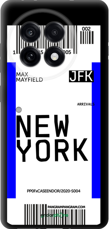 TPU чехол New York для OnePlus Ace 5 Pro - 4861b-3934 изображение 