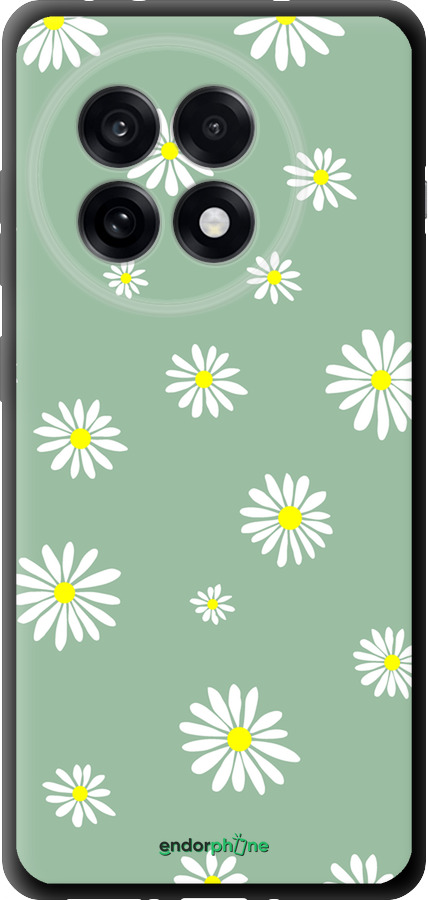 TPU чехол Ромашки v4 для OnePlus 13R 5G - 5603b-3922 изображение 
